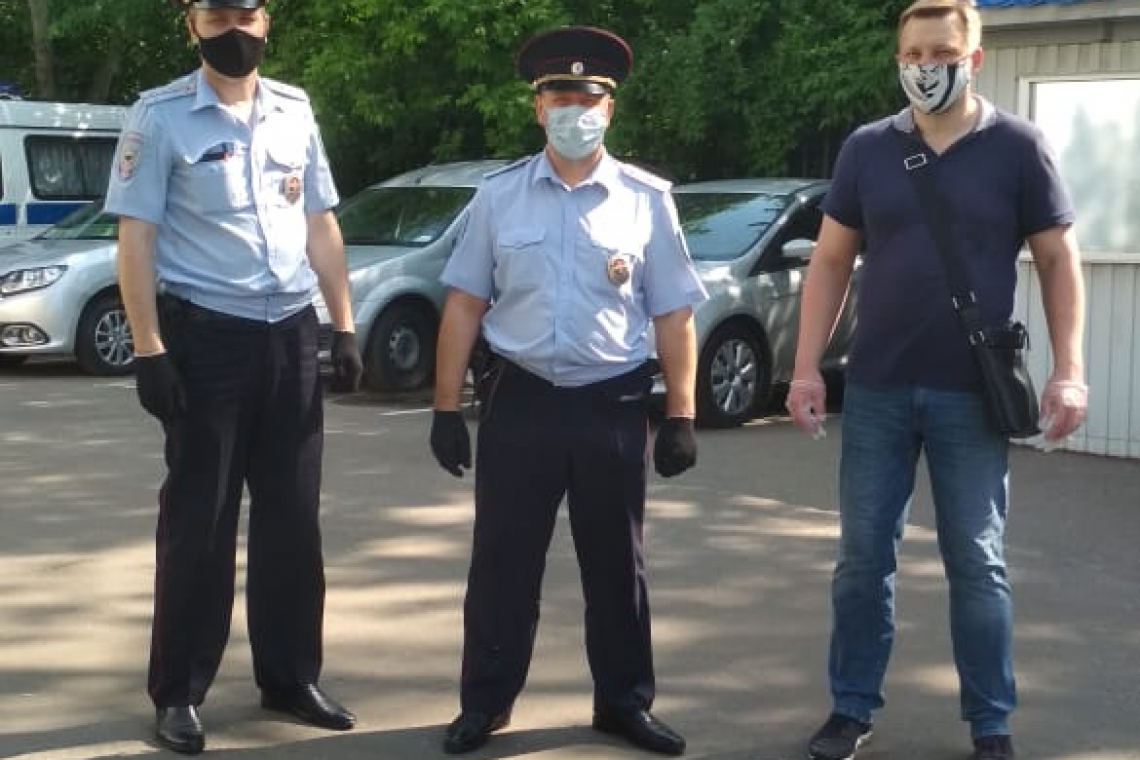 Член Общественного совета при УВД по ВАО посетил ОМВД России по району Ивановское