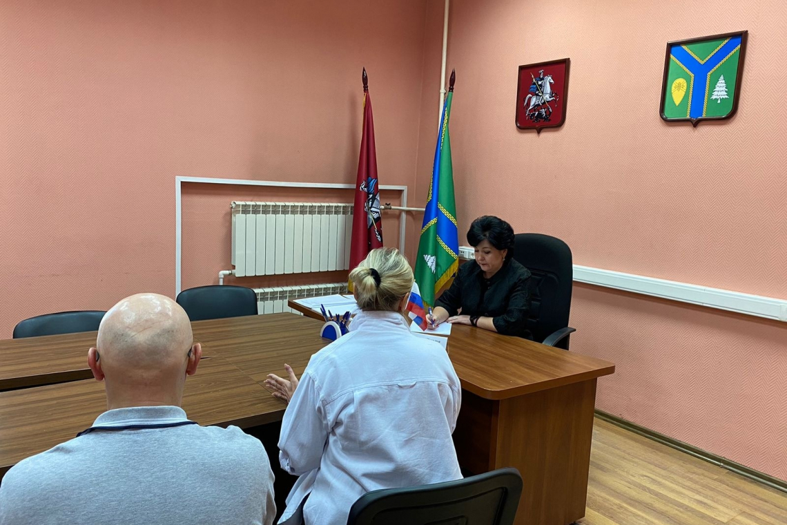 Состоялся прием жителей района Восточный