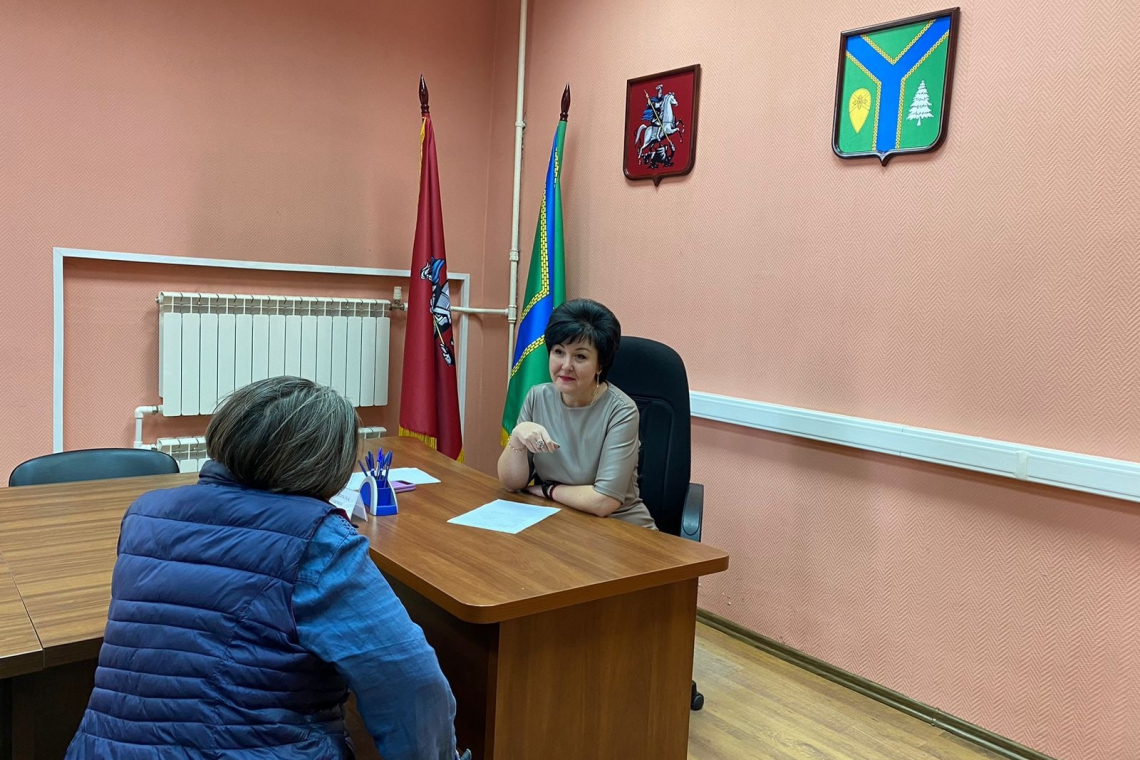 Глава муниципального округа Восточный провела приём жителей