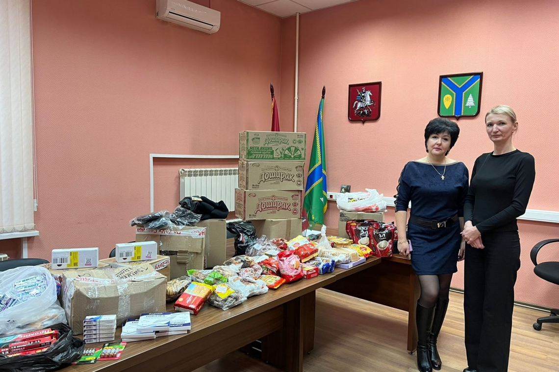 Собрали очередную партию гуманитарной помощи