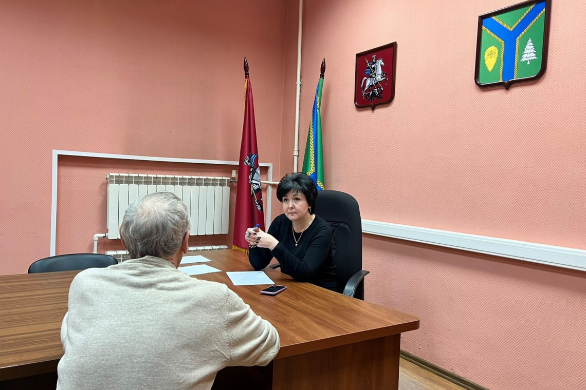 Глава муниципального округа провела прием жителей