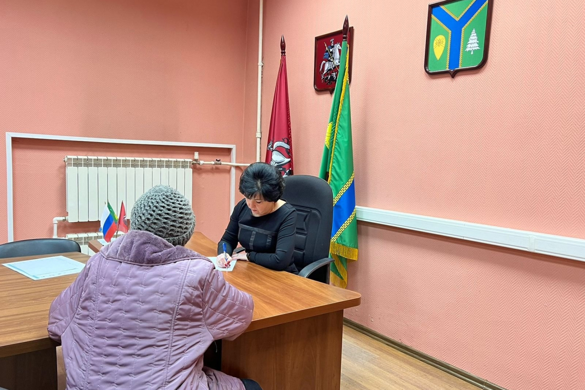 Сегодня глава муниципального округа Восточный Наталья Лебедева провела прием жителей