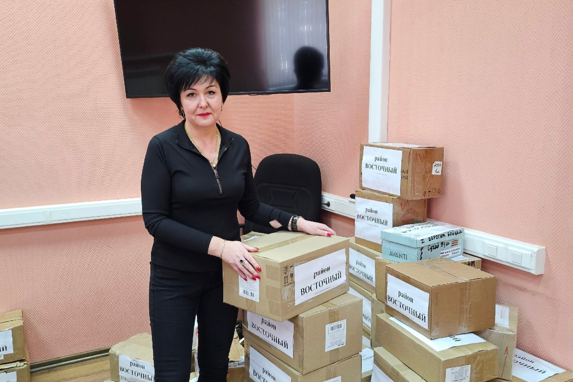Подготовили и отправили большую партию гуманитарной помощи