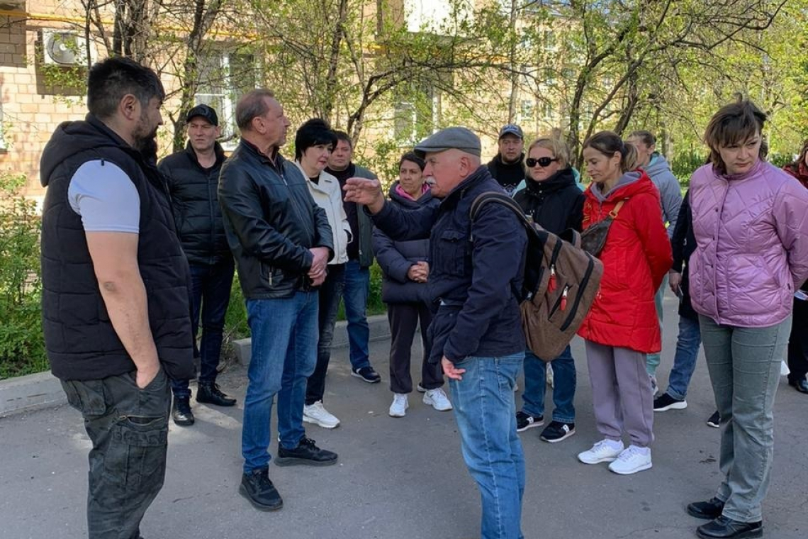 Глава муниципального округа Лебедева Н.Н. приняла участие в обходе главы управы