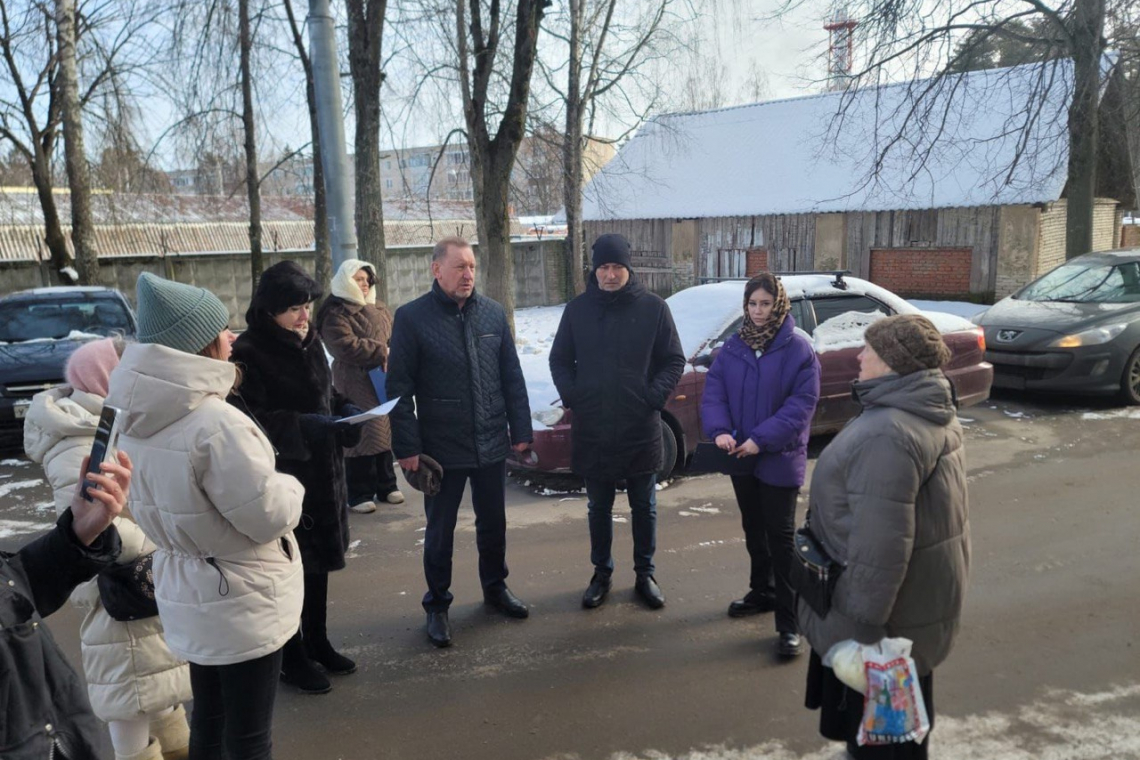 22 февраля состоялся очередной обход территории главой управы в посёлке Акулово