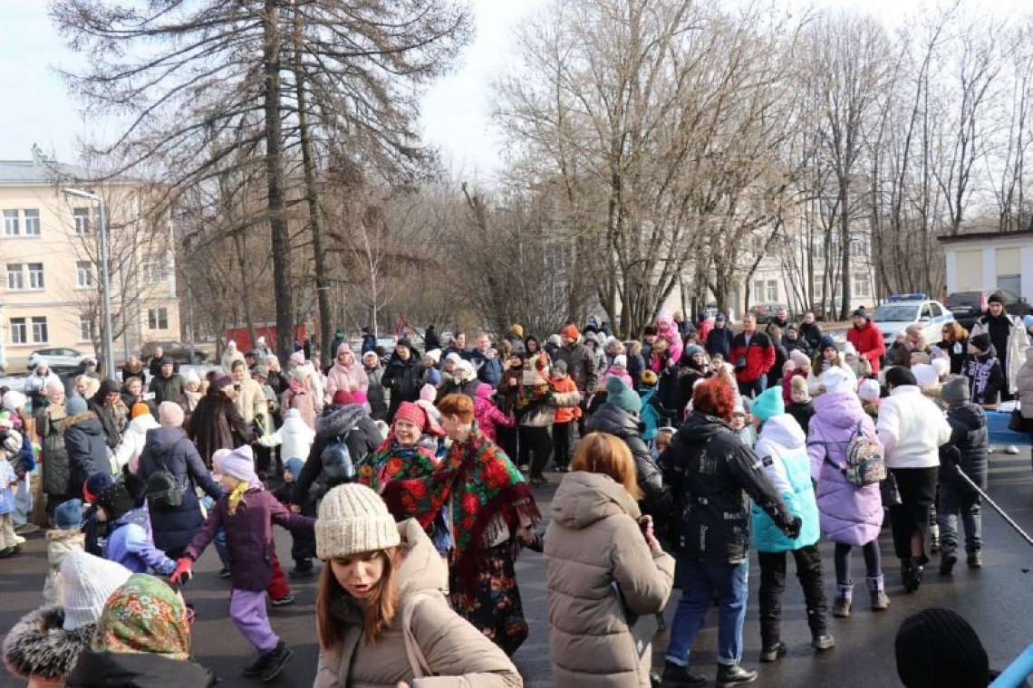 В районе Восточный состоялись праздничные гулянья